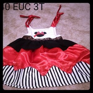 EUC custom made mickey pirate dress 2t